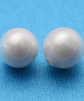 (SB3011-X) Shell Beads, Imitation Pearl Bead, Grade A, 8mm, half drilled hole: 1mm. (4 PCS) (SB3011-X) Shell Beads, Imitation Pearl Bead, Grade A, 8mm, half drilled hole: 1mm. (4 PCS)