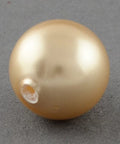 DARK BEIGE (SB3011B) (SB3011-X) Shell Beads, Imitation Pearl Bead, Grade A, 8mm, half drilled hole: 1mm. (4 PCS) (SB3011-X) Shell Beads, Imitation Pearl Bead, Grade A, 8mm, half drilled hole: 1mm. (4 PCS)