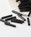 (SB5720B) FGB® Opaque Colours Glass Bugle Beads, Grade A, Black 12MM (30 GRAMS) FGB® Opaque Colours Glass Bugle Beads, Grade A, Black Size: about 1.8~2mm in diameter, 12~12.5mm long, hole: 0.5mm
