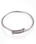 (SB8202-01) 304 Stainless Steel Bangles, Torque Bangle (1 PC) (SB8202-01) 304 Stainless Steel Bangles, Torque Bangle (1 PC)