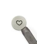 (SCS150073) Lace Heart Signature Design Stamp, 6mm (1 PC) (SCS150073) Lace Heart Signature Design Stamp, 6mm (1 PC)
