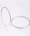 (SE5446A) 304 Stainless Steel Hoop Earrings, Stainless Steel Color 70MM 304 Stainless Steel Hoop Earrings, Stainless Steel Color Size: about 69~71mm in diameter, 2mm thick; pin: 0.7x1mm.