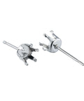 (SE5648) 304 Stainless Steel Ear Stud Rhinestone Settings, for 6mm rhinestone 304 Stainless Steel Ear Stud Rhinestone Settings, Stainless Steel Color Size: about 8mm wide; fit for 6mm rhinestone; Pin: 0.8mm.