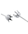 (SE5717) 304 Stainless Steel Ear Stud Rhinestone Settings, 6mm wide; fit for 6mm 304 Stainless Steel Ear Stud Rhinestone Settings, Stainless Steel Color Size: about 6mm wide; fit for 6mm rhinestone