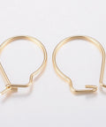 (SE6918A) 304 Stainless Steel Earring Hooks, Ear Wire, Golden 18X13MM (4 PCS) (SE6918A) 304 Stainless Steel Earring Hooks, Ear Wire, Golden 18X13MM (4 PCS)