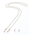 (SE7360-04) TURQUOISE (SE7360-X) 304 Stainless Steel Eyeglasses Chains, Golden (70cm) (SE7360-X) 304 Stainless Steel Eyeglasses Chains, Golden (70cm)