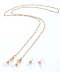 (SE7360-01) WHITE (SE7360-X) 304 Stainless Steel Eyeglasses Chains, Golden (70cm) (SE7360-X) 304 Stainless Steel Eyeglasses Chains, Golden (70cm)