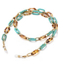 (SE7361-02) DARK TURQUOISE (SE7361-X) Eyeglasses Chains, Neck Strap for Eyeglasses,  Dark Turquoise (73cm) (SE7361-X) Eyeglasses Chains, Neck Strap for Eyeglasses,  Dark Turquoise (73cm)