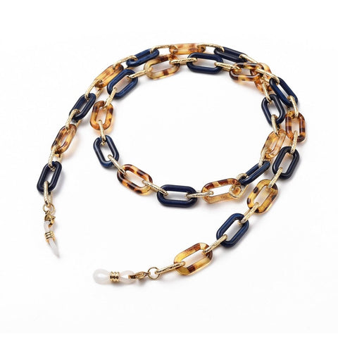 (SE7361-03) DARK BLUE (SE7361-X) Eyeglasses Chains, Neck Strap for Eyeglasses,  Dark Turquoise (73cm) (SE7361-X) Eyeglasses Chains, Neck Strap for Eyeglasses,  Dark Turquoise (73cm)