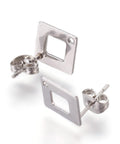 (SE7387-P) 304 Stainless Steel Stud Earring Findings 13.5mm (2 PAIRS) (SE7387-P) 304 Stainless Steel Stud Earring Findings 13.5mm (2 PAIRS)