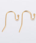 (SE8094-01G) Ion Plating(IP) 304 Stainless Steel Earring Hooks, Golden S21x12mm (6 PCS) (SE8094-01G) Ion Plating(IP) 304 Stainless Steel Earring Hooks, Golden S21x12mm (6 PCS)