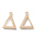 Δ (SG7385-ALL) 304 Stainless Steel Charms, Greek Alphabet, 14mm 304 Stainless Steel Charms, Greek Alphabet, 14mm