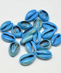 (SH5593B) Cowrie Shell Beads, Dyed, Oval, No Hole, DodgerBlue  15~17mm Cowrie Shell Beads, Dyed, Oval, No Hole, DodgerBlue Size: about 10~11mm wide, 15~17mm long, 5~6mm thick