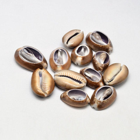 (SH5617) Cowrie Shell Oval Beads, No Hole, Camel 26~35mm Cowrie Shell Oval Beads, No Hole, Camel Size: about 14~25mm wide, 26~35mm long
