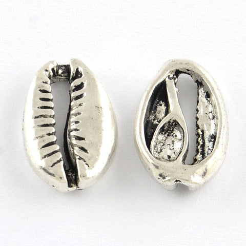 (SH5816) Tibetan Style Shell Alloy Cabochons, Antique Silver Size: about 18.5mm long Tibetan Style Shell Alloy Cabochons, Cadmium Free & Nickel Free & Lead Free, Antique Silver Size: about 18.5mm long, 12mm wide, 4mm thick
