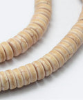 (SH5893A) Synthetic Howlite Beads Strands, Heishi Beads, Flat Round-Disc Size: about 8mm Synthetic Howlite Beads Strands, Heishi Beads, Flat Round/Disc Size: about 8mm in diameter, 3mm thick, hole: 1mm; about 127pcs/strand, 15.7''.