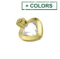 Silver 925 Clear Crystal Heart Pendant Silver 925 Clear Crystal Heart Pendant