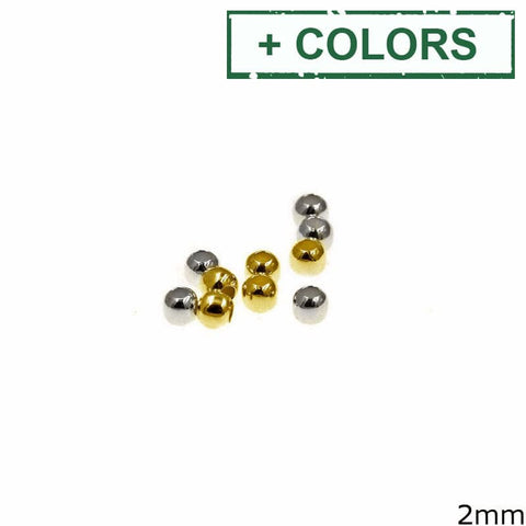 Silver 925 Crimp Beads 2mm (1.5 GRAMS) Silver 925 Crimp Beads 2mm (1.5 GRAMS)