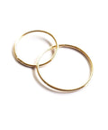 3 MICRON GOLD PLATED Silver 925 Entwined Rings, 15 & 20mm Silver 925 Entwined Rings, 15 & 20mm