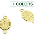 SILVER 925 OVAL VIRGIN MARY MEDALS 8X6MM 2 RINGS SILVER 925 OVAL VIRGIN MARY MEDALS 8X6MM 2 RINGS