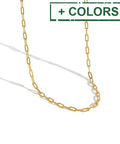 Simple Geometry Hollow Chain 925 Sterling Silver Choker Necklace 40cm Simple Geometry Hollow Chain 925 Sterling Silver Choker Necklace 40cm
