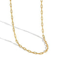 18KT GOLD PLATED Simple Geometry Hollow Chain 925 Sterling Silver Choker Necklace 40cm Simple Geometry Hollow Chain 925 Sterling Silver Choker Necklace 40cm