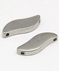 (SL5243) 304 Stainless Steel Links, Leaf, Stainless Steel 19MM (4 PCS) 304 Stainless Steel Links, Leaf, Stainless Steel Color Size: about 6mm wide, 19mm long, 3mm thick, hole: 1mm.
