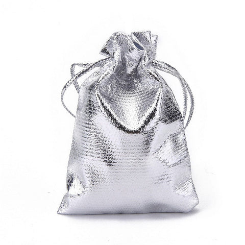 Small Metallic Silver Organza Bags 5x7cm Small Metallic Silver Organza Bags 5x7cm