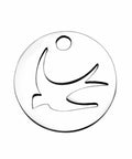 (SP5532) 304 Stainless Steel Charms, Flat Round with Swallow, 12MM (4 PCS) 304 Stainless Steel Charms, Flat Round with Swallow, Stainless Steel Color Size: about 12mm in diameter, 1mm thick, hole: 1.5mm.
