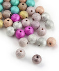 Spray Painted Acrylic Beads, Matte Style, Round, Mixed 4mm Spray Painted Acrylic Beads, Matte Style, Round, Mixed 4mm