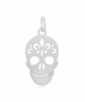 (SS5523) 304 Stainless Steel Pendants, Skull, Stainless Steel 18MM 304 Stainless Steel Pendants, Skull, Stainless Steel Color Size: about 18mm long, 10mm wide, 1mm thick, hole: 3mm..