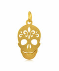 (SS5573) 304 Stainless Steel Pendants, Skull, Golden 18MM 304 Stainless Steel Pendants, Skull, Golden Size: about 18mm long, 10mm wide, 1mm thick, hole: 3mm..
