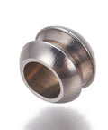 (SS8102-13P) Stainless Steel European Beads, Grooved, Large Hole Beads, 7x5mm (10 PCS) (SS8102-13P) Stainless Steel European Beads, Grooved, Large Hole Beads, 7x5mm (10 PCS)