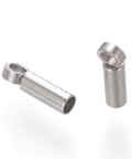 (ST7692-S) 304 Stainless Steel Cord Ends, End Caps, Tube, 2x7mm (10 PCS) (ST7692-S) 304 Stainless Steel Cord Ends, End Caps, Tube, 2x7mm (10 PCS)