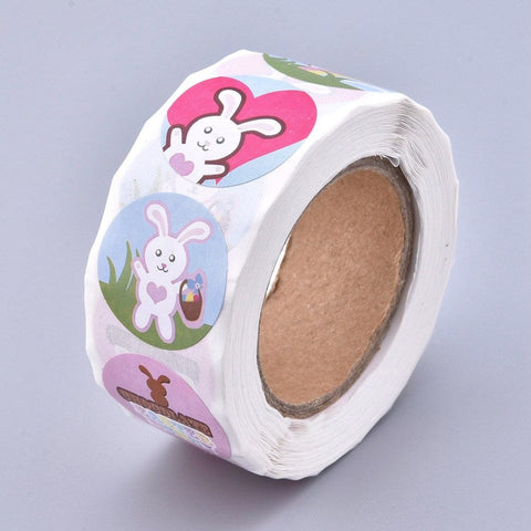 (ST8531-D07) Easter Stickers, Adhesive Labels Roll Stickers, about 25mm  (+-500 STICKERS) (ST8531-D07) Easter Stickers, Adhesive Labels Roll Stickers, about 25mm  (+-500 STICKERS)