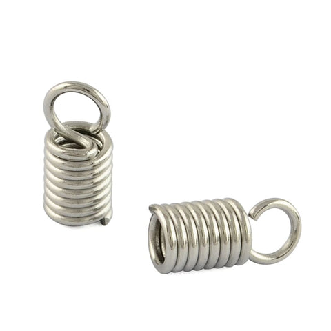 Stainless Steel Cord Ends, 8x3mm Stainless Steel Cord Ends, 8x3mm