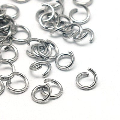 Stainless Steel Jump Rings 6mm (20 GRAMS) Stainless Steel Jump Rings 6mm (20 GRAMS)