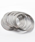 Steel Memory Wire, 11.5cm Steel Memory Wire, Necklaces Making, Nickel Free, Nickel 11.5CM, Wire: 1.0mm