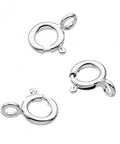 Silver 925 Sterling Silver 7mm Spring Ring Clasps Sterling Silver 7mm Spring Ring Clasps