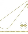 Sterling Silver 925 1,5mm Rolo Ready to wear necklace 50cm +5cm extension Sterling Silver 925 1,5mm Rolo Ready to wear necklace 50cm +5cm extension