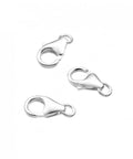 SILVER 925 Sterling Silver 925 Carabiner Clasps 8.2mm Sterling Silver 925 Carabiner Clasps 8.2mm