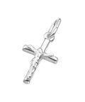Sterling Silver 925 Crucifix 20x12mm with Oval Ring Sterling Silver 925 Crucifix 20x12mm with Oval Ring