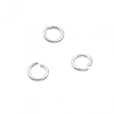 SILVER 925 Sterling Silver Open Jump Rings, 4,4x0,7mm Sterling Silver Open Jump Rings, 4,4x0,7mm