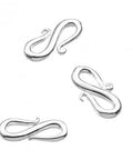 SILVER STERLING SILVER S CLASPS 7X13MM STERLING SILVER S CLASPS 7X13MM