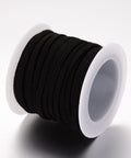 Suede Black Cord, 3mm Suede 3mm 5m roll black