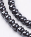 Synthetic hematite 6mm Synthetic hematite 6mm