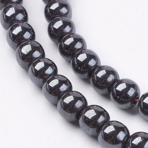 Synthetic hematite 6mm Synthetic hematite 6mm
