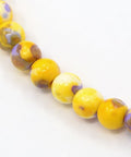 YELLOW Synthetic Ocean White Jade Beads Strands, Dyed, Round, 6mm Synthetic Ocean White Jade Beads Strands, Dyed, Round, 6mm