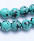 Synthetic Turquoise Beads, Round, Turquoise, 4mm Synthetic Turquoise Beads, Round, Turquoise, 4mm