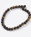 (TE4307) Natural Tiger Eye Beads Strands, Round 6MM (1 STR) Natural Tiger Eye Beads Strands, Round Size: about 6mm in diameterm, hole: 1mm; about 31pcs/strand, 8".